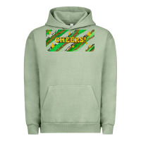 Pigment Oil Green leopar and cowhide with cheers Urban Hoodie - AdoDesignShop