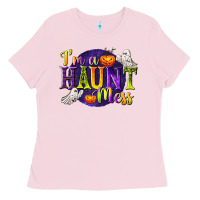 Bubblegum Pink I'm a Haunt Mess Ladies Tee - texasbilliewilder