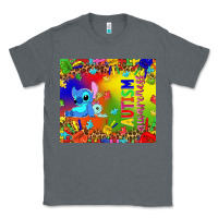 Charcoal Heather Autism awareness with stitch tumbler Classic Tee - TumblerDesignByShophia