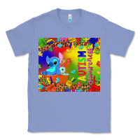 Colony Blue Autism awareness with stitch tumbler Classic Tee - TumblerDesignByShophia