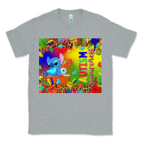 Heather Grey Autism awareness with stitch tumbler Classic Tee - TumblerDesignByShophia
