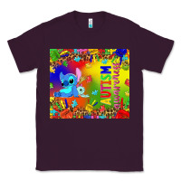 Plum Autism awareness with stitch tumbler Classic Tee - TumblerDesignByShophia