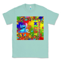Seafoam Autism awareness with stitch tumbler Classic Tee - TumblerDesignByShophia