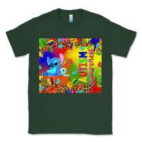 Sports Green Autism awareness with stitch tumbler Classic Tee - TumblerDesignByShophia