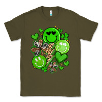 Army Green st patrick's day green smile Classic Tee - Artiststas