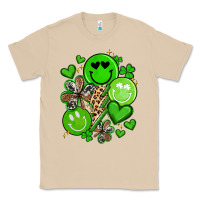 Mushroom st patrick's day green smile Classic Tee - Artiststas