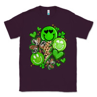 Plum st patrick's day green smile Classic Tee - Artiststas