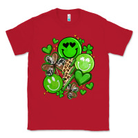 Red st patrick's day green smile Classic Tee - Artiststas