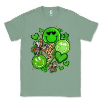 Sage st patrick's day green smile Classic Tee - Artiststas