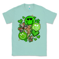 Seafoam st patrick's day green smile Classic Tee - Artiststas