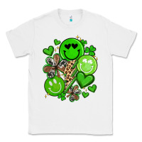 White st patrick's day green smile Classic Tee - Artiststas