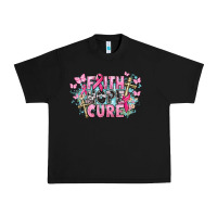 Black Faith hope cure Cancer Awareness Urban Heavy Tee - HowdyJamesFarm