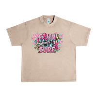 French Oak Faith hope cure Cancer Awareness Urban Heavy Tee - HowdyJamesFarm