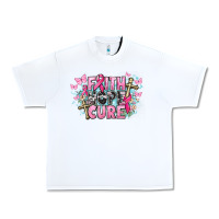 White Faith hope cure Cancer Awareness Urban Heavy Tee - HowdyJamesFarm