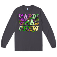 Smoke mardi gras crew olivia Long Sleeve Tee - OliviaCreatesArt