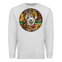 Dove Grey western alpaca Premium Sweatshirt - BarkalooDesign