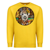 Lemon western alpaca Premium Sweatshirt - BarkalooDesign