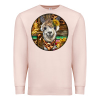 Pale Pink western alpaca Premium Sweatshirt - BarkalooDesign