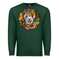 Sports Green western alpaca Premium Sweatshirt - BarkalooDesign