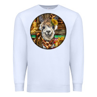 White western alpaca Premium Sweatshirt - BarkalooDesign