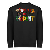 Black santa's favorite student christmas Heavyweight Sweatshirt - LillyAllenDesigns