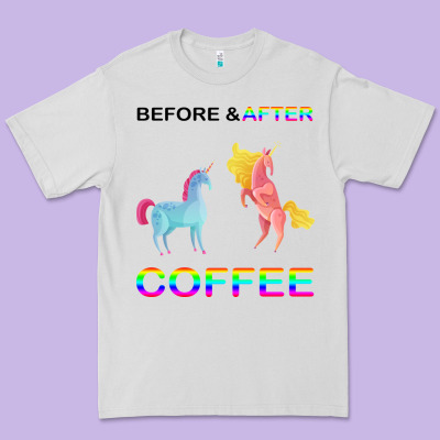 Before After Coffee Premium Tee Designed By Bettercallsaul