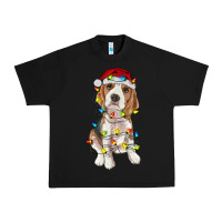 Black christmas beagle Urban Heavy Tee - RanaPortraitStore
