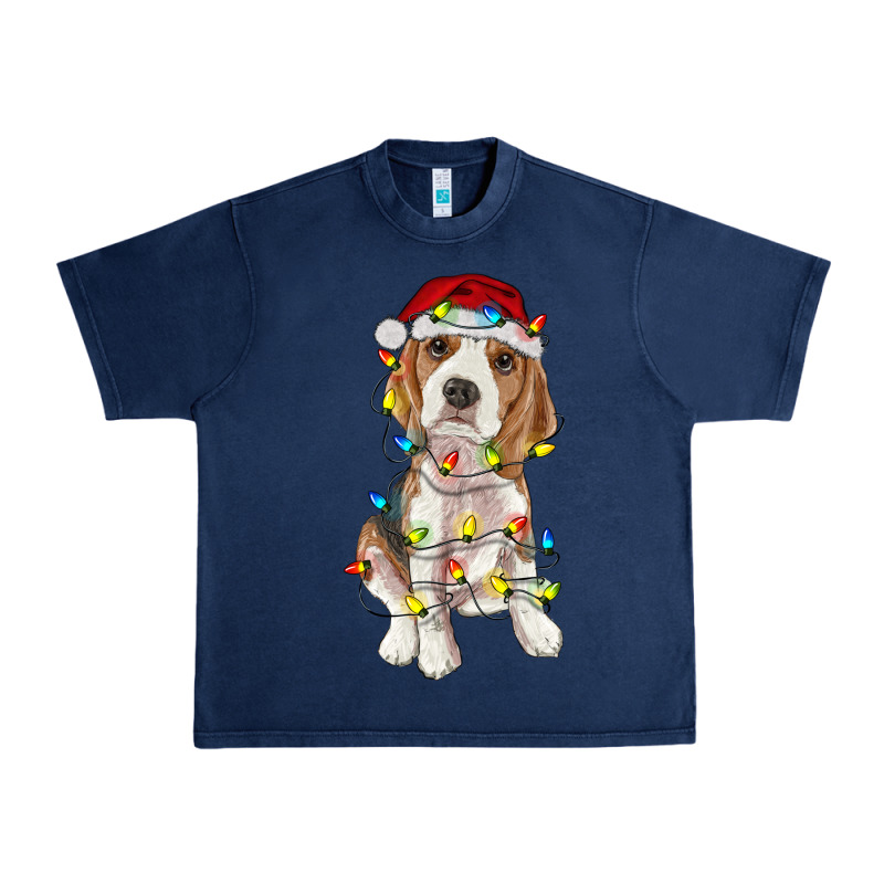 Christmas Beagle Urban Heavy Tee by RanaPortraitStore | Teevron