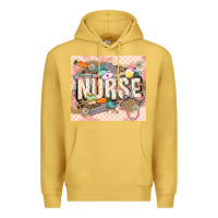 Antique Gold Easter Nurse Premium Hoodie - LillyAllenDesigns