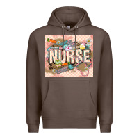 Coffee Easter Nurse Premium Hoodie - LillyAllenDesigns
