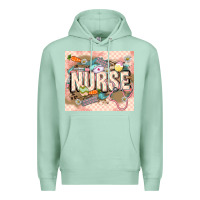 Seafoam Easter Nurse Premium Hoodie - LillyAllenDesigns