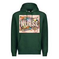 Sports Green Easter Nurse Premium Hoodie - LillyAllenDesigns