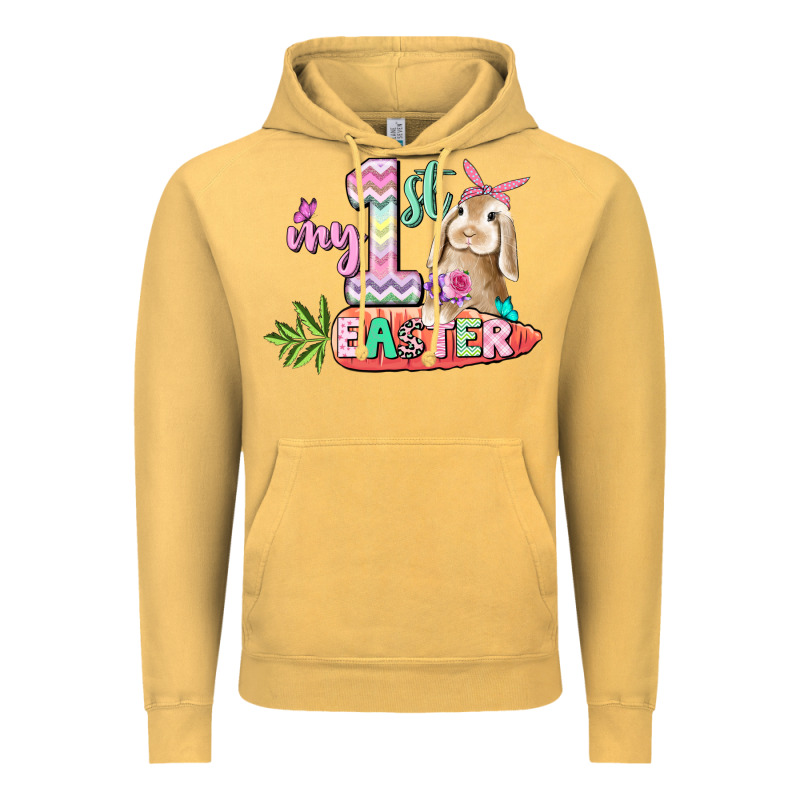 My First Easter Day Vintage Hoodie by CowGirlArtShop | Teevron