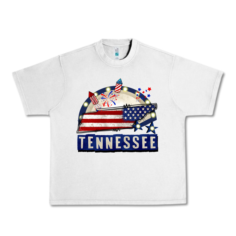 Tennessee 4th Of July Urban Heavy Tee by CowGirlArtShop | Teevron
