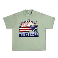 Oil Green tennessee 4th of july Urban Heavy Tee - CowGirlArtShop