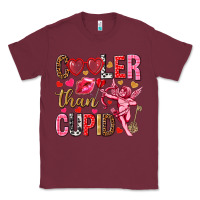 Burgundy Cooler than Cupid Valentine's Day Classic Tee - HowdyJamesFarm