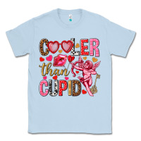 Dusty Blue Cooler than Cupid Valentine's Day Classic Tee - HowdyJamesFarm