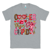 Heather Grey Cooler than Cupid Valentine's Day Classic Tee - HowdyJamesFarm