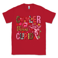 Red Cooler than Cupid Valentine's Day Classic Tee - HowdyJamesFarm