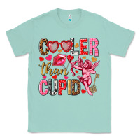 Seafoam Cooler than Cupid Valentine's Day Classic Tee - HowdyJamesFarm