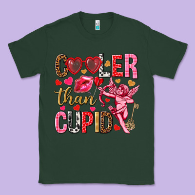 Cooler Than Cupid Valentine's Day Classic Tee Designed By Howdyjamesfarm