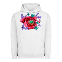 Pigment Lunar Rock love balloons and pink valentines telephone Urban Hoodie - AdoDesignShop