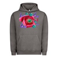 Pigment Tornado love balloons and pink valentines telephone Urban Hoodie - AdoDesignShop