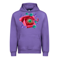 Tulip love balloons and pink valentines telephone Urban Hoodie - AdoDesignShop