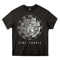 Asphalt Time Travel Traveler Watch Vintage Clock Steampunk Gift Heavy Core Tee - longCreatives