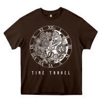 Time Travel Traveler Watch Vintage Clock Steampunk Gift Heavy Core Tee | Teevron