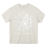 Cream Time Travel Traveler Watch Vintage Clock Steampunk Gift Heavy Core Tee - longCreatives