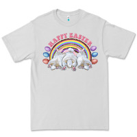 Dove Grey Happy easter bunny tails Premium Tee - RanaPortraitStore