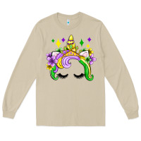 Mushroom unicorn mardi gras olivia Long Sleeve Tee - OliviaCreatesArt
