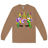 Toasted Coconut unicorn mardi gras olivia Long Sleeve Tee - OliviaCreatesArt